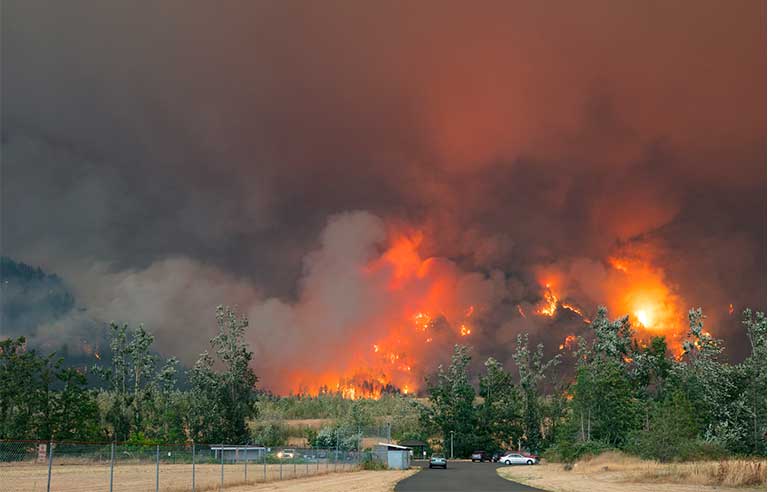 Oregon wildfire