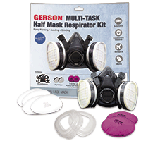 Multi-Task Half Mask Respirator Kit by GERSON