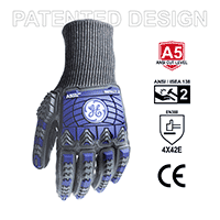 Caco America, LLC GE™ Foam Nitrile TPR Impact Gloves