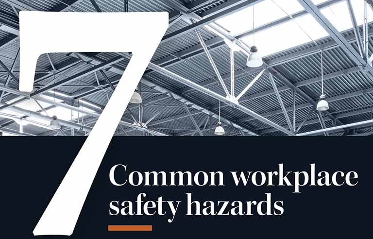 Hazard at workplace, hazard examples