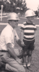 Robert Jernigan with his father, 1965
