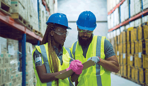 Warehouse workers
