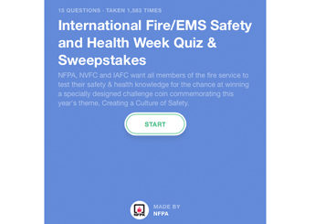 NFPA IFE/EMS quiz