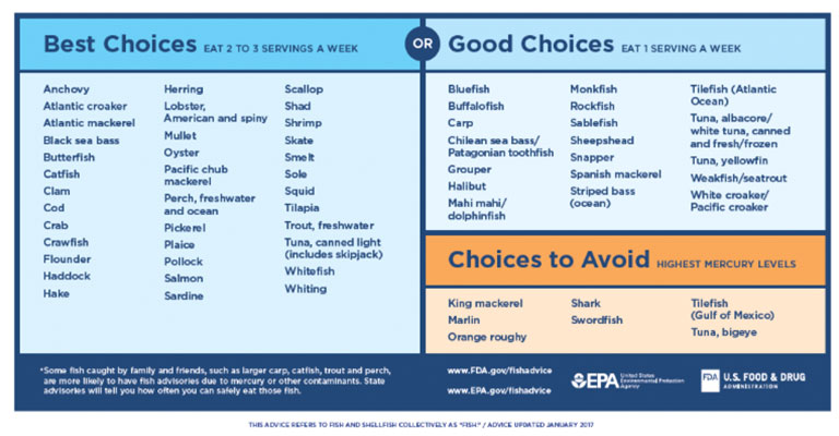 Fish Safety Chart