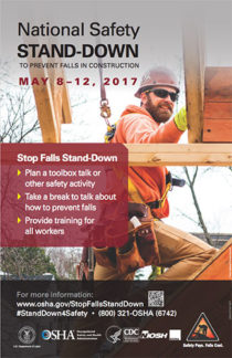 National Safety Stand-Down poster