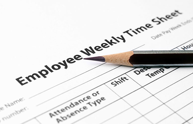 employee time sheet