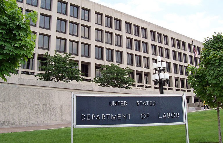 OSHA's headquarters in the U.S. Department of Labor building in Washington, DC