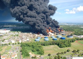 Caribbean Petroleum Refining Tank Explosion and Fire