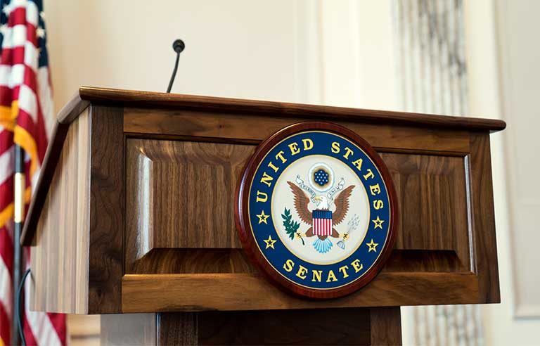 US-Senate-podium