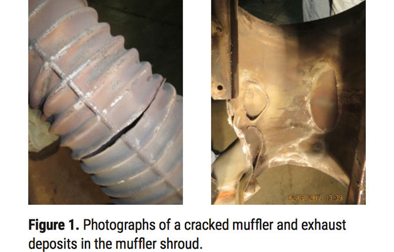 cracked muffler-exhaust rust