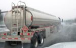 tanker truck-highway-wet-road
