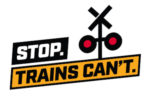 Stop trains can't logo