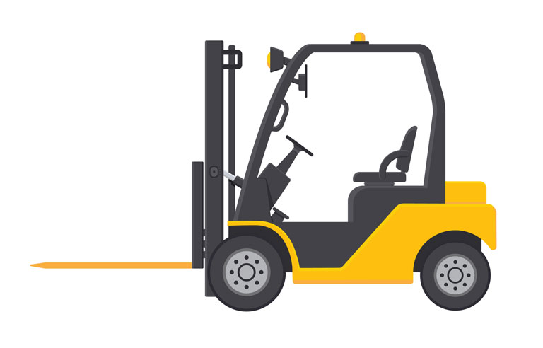 Forklift illustration
