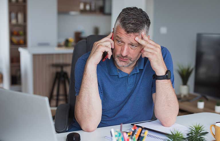 Stress at work may raise men’s risk for heart disease