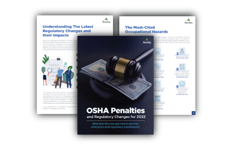 OSHA Penalties and Regulatory Modifications for 2022