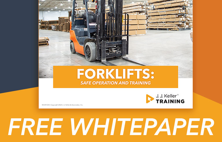 Forklifts: Safe Operation and Training