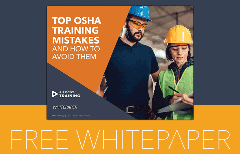 OSHA Training Mistakes whitepaper