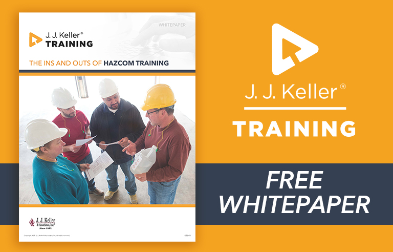Hazcom training whitepaper Hazcom training whitepaper