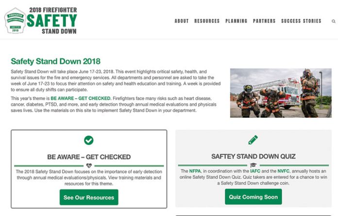 2018 Firefighter Safety Stand Down