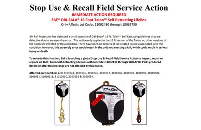Recall notice