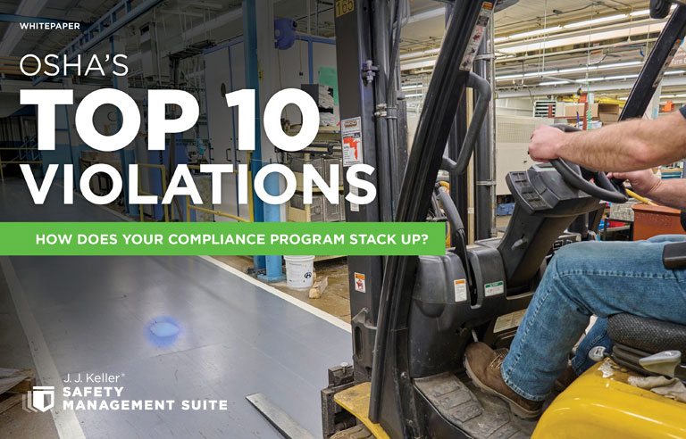 OSHA’s Top 10 Violations