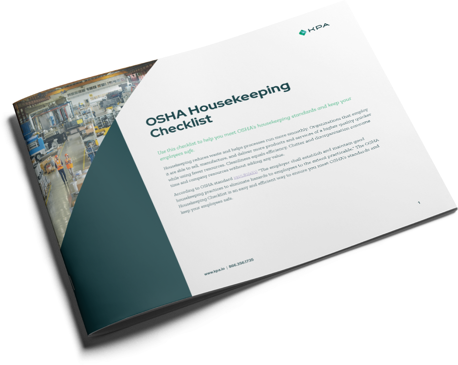 OSHA Housekeeping Checklist