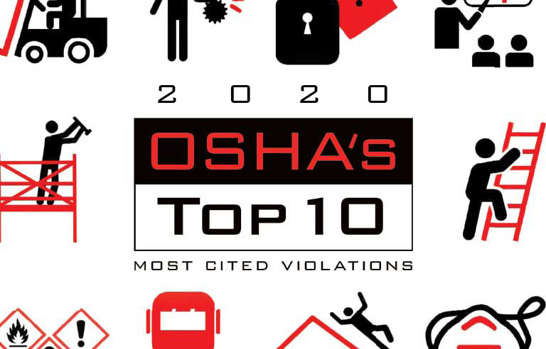 OSHA’s Top 10 most cited violations for FY 2020