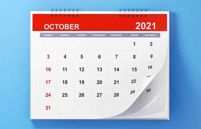 October 2021
