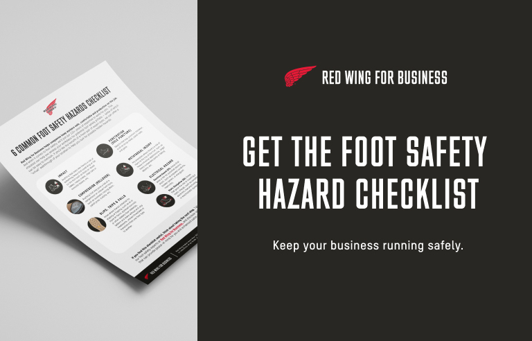 Check workplace foot safety off your list