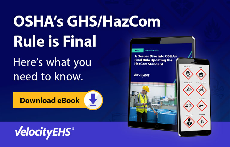 A Deeper Dive into OSHA’s Final Rule Updating the HazCom Standard A Deeper Dive into OSHA’s Final Rule Updating the HazCom Standard