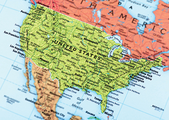 US map