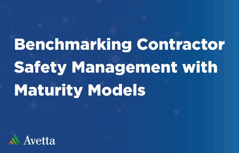Benchmarking Contractor Safety Management with Maturity Models Benchmarking Contractor Safety Management with Maturity Models