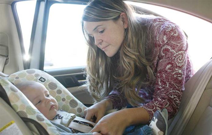 baby in carseat