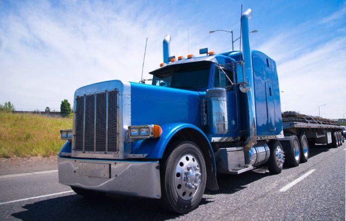 blue truck