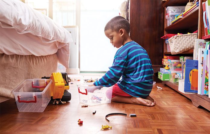 boy playing
