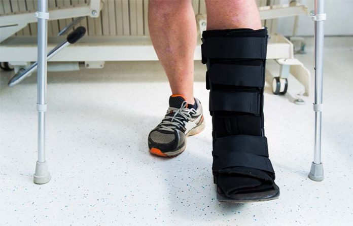 broken foot
