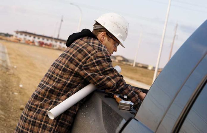 worker at job site