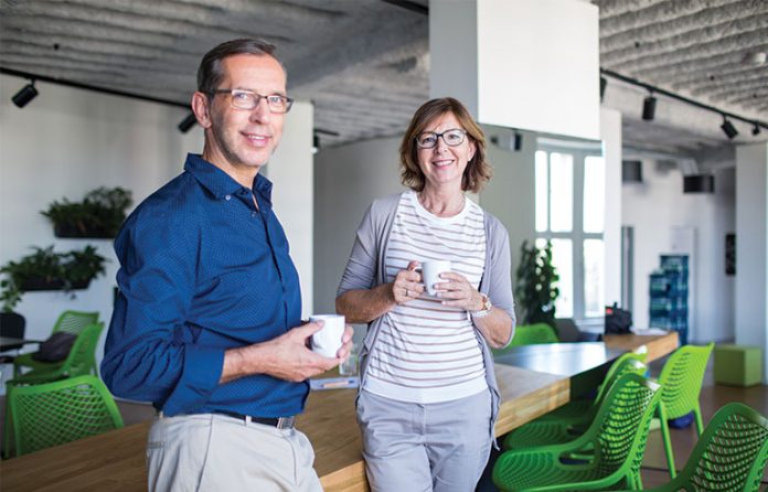 couple having coffee