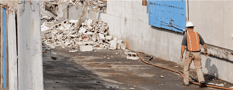 Demolition worker