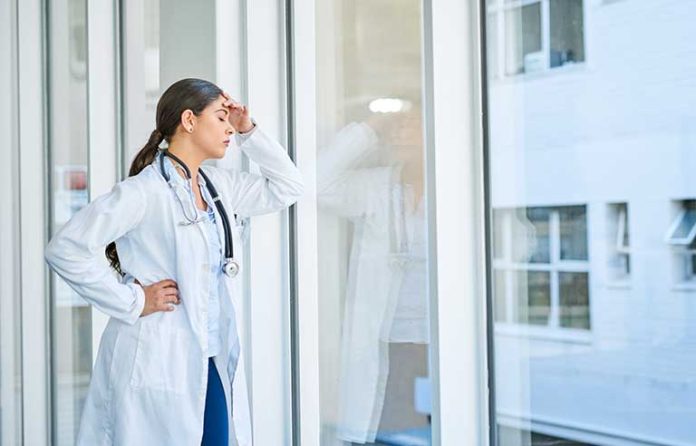 doctor stressed