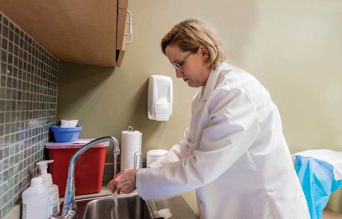 dr. washing hands