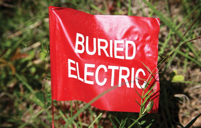 electric cable flag