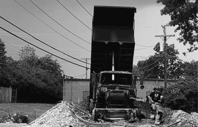 FACEValue: Dump truck fire