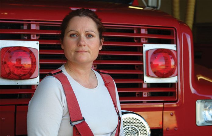 female firefighter