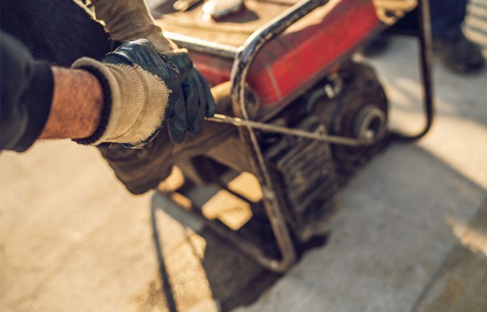Portable generator workplace