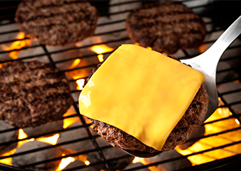 grilled burgers
