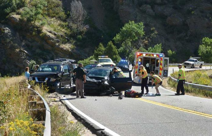 head on crash
