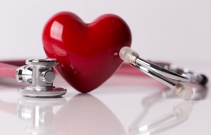 Heart and stethoscope