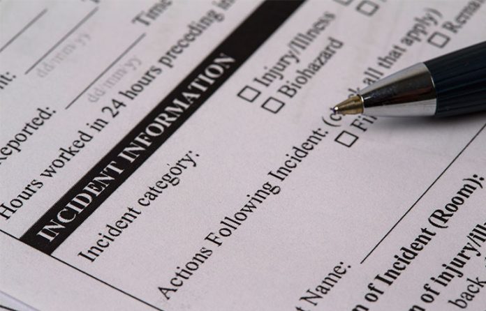 incident form