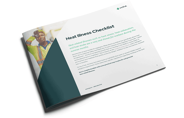 Heat Illness Checklist